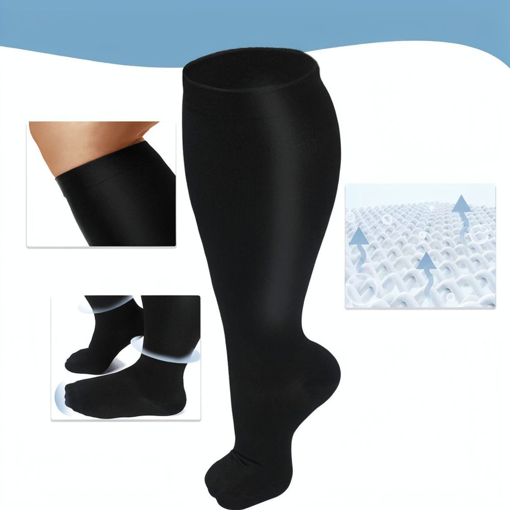Compression Sleeve Calf - 플러스 사이즈 운동용 압박 양말, 피트니스,