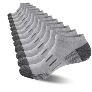 Ankle Sock Low Cut - 남성용 쿠션형 발목 스포츠 양말, 통기성