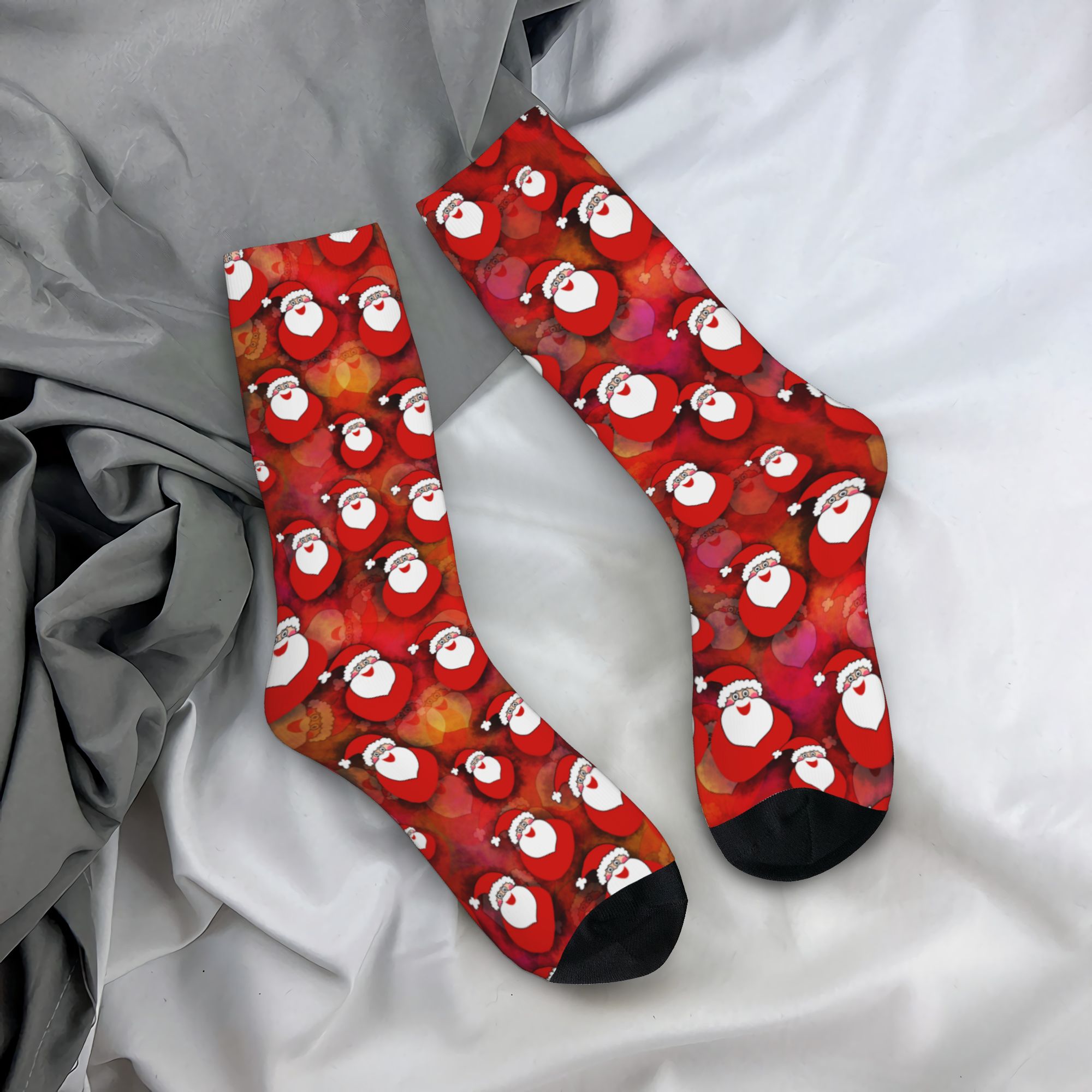 Dress Sock Men - 맞춤형 산타클로스 크리스마스 휴일 선물용 드레스