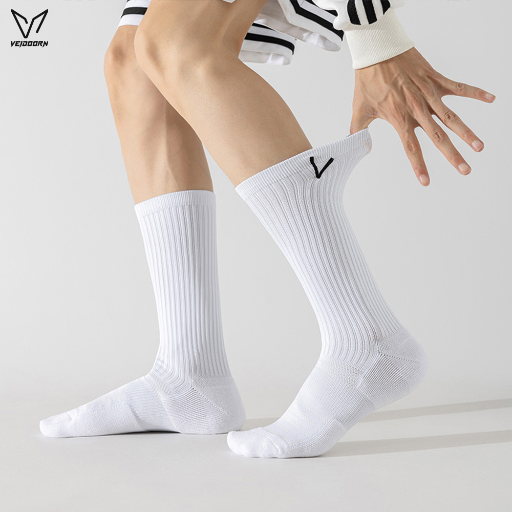 Athletic Sock Cushion - Veidoorn 4 쌍 스포츠 양말 남성