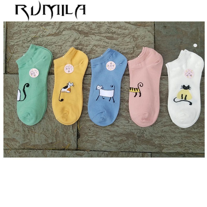 고양이 따뜻한 편안한 코튼 대나무 섬유 소녀 양말, 발 - Ankle Sock Low Cut 리뷰 및 가격