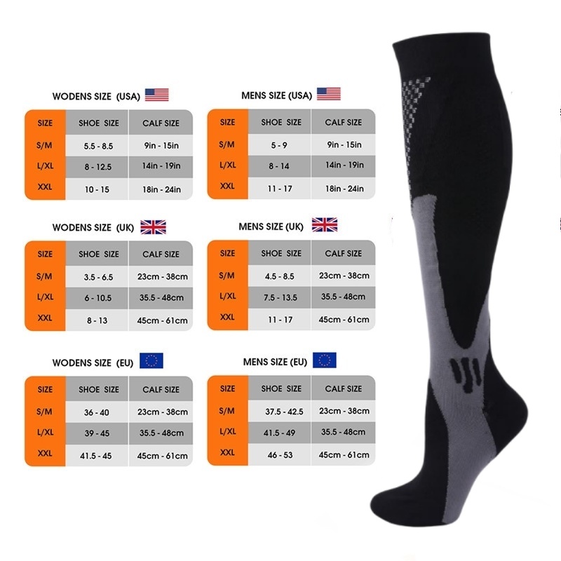 크기 S-XXL 3 쌍 팩/양말 압축 양말 의료 부종  - Compression Sock Medical 리뷰 및 가격