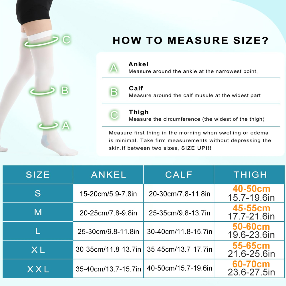의료용 항혈전 테드 호스 1쌍 (15-20mmHg) | - Compression Sock Medical 리뷰 및 가격