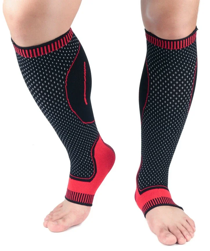 축구, 농구용 발목 종아리 압박 슬리브 양말 다리 보호 - Ankle Brace Sock 리뷰 및 가격