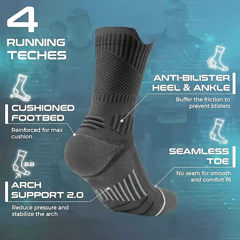 1/5 쌍 남성용 타월 바닥 농구 스포츠 양말, 냄새  - Athletic Sock Cushion 리뷰 및 가격