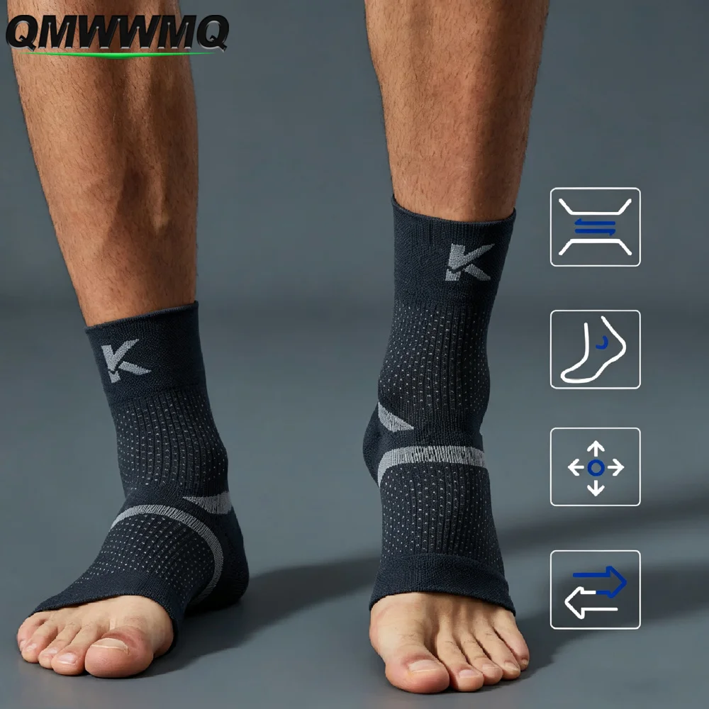 1켤레의 신축성 있는 발목 보호대, 족저근막염, 아킬레 - Ankle Brace Sock 리뷰 및 가격
