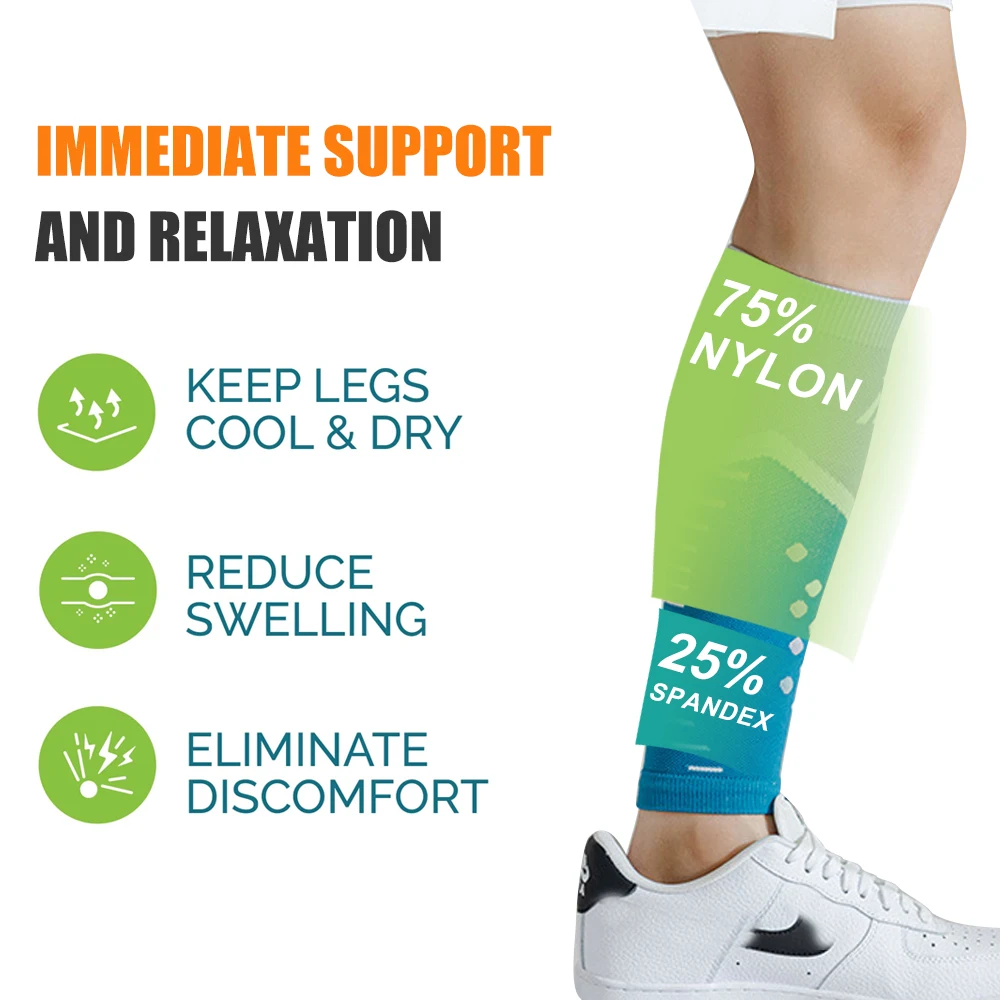남녀공용 종아리 압박 슬리브, 다리 지지대, 발 없는  - Compression Sleeve Calf 리뷰 및 가격