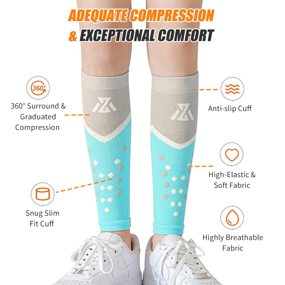 남녀공용 종아리 압박 슬리브, 다리 지지대, 발 없는  - Compression Sleeve Calf 리뷰 및 가격